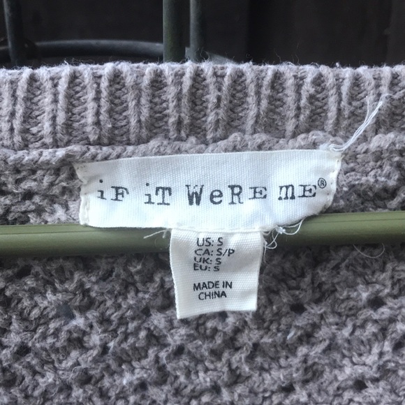 “IF IT WERE ME” Knit Sweater - Picture 4 of 9